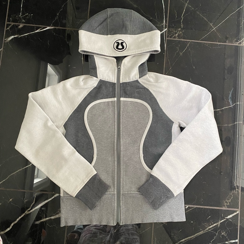 lululemon vintage scuba hoodie sz 6